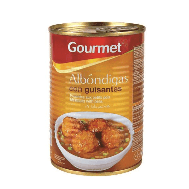 Albóndigas con guisantes Gourmet