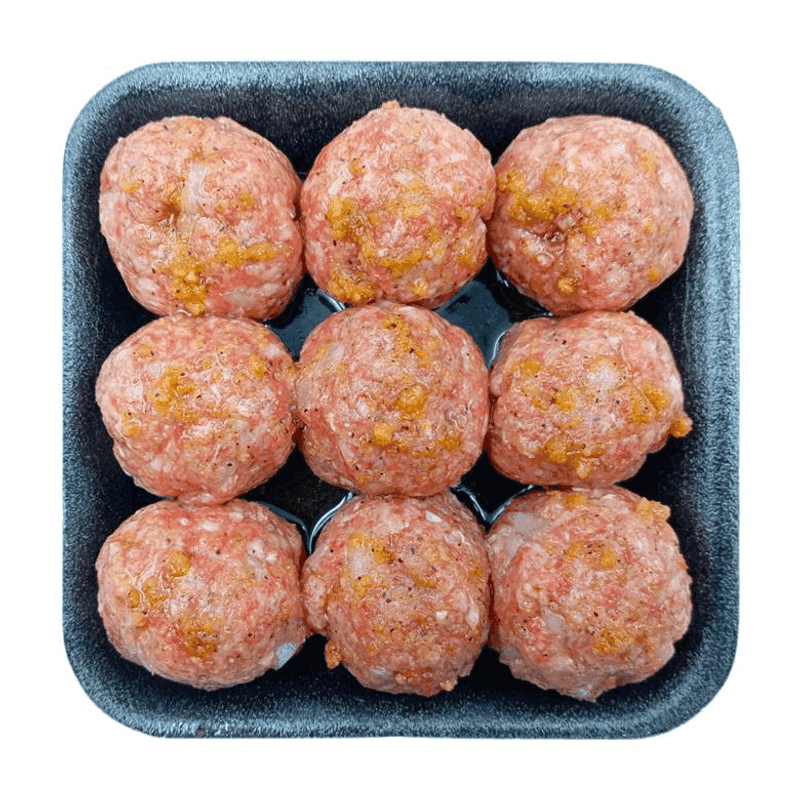Albóndigas de res adobadas al ajo