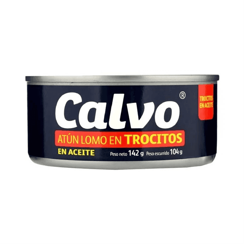 Atún en trozos en aceite Calvo