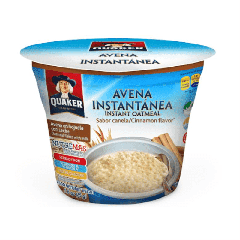 Avena instantánea sabor canela Quaker