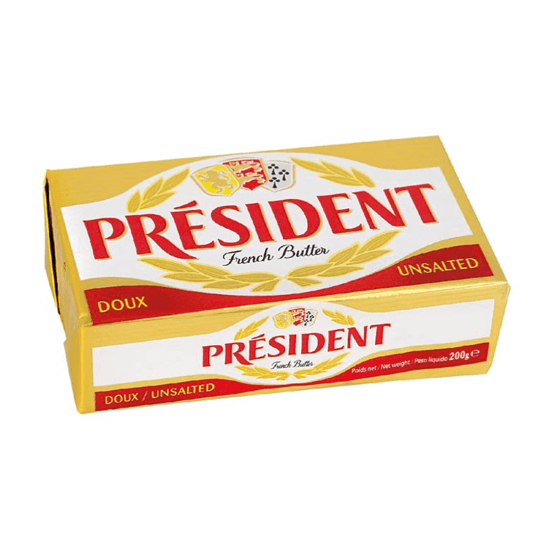 (B) Mantequilla sin sal President