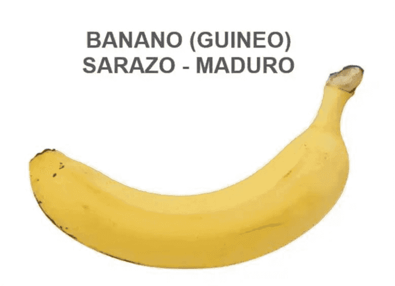 Banano sarazo-maduro