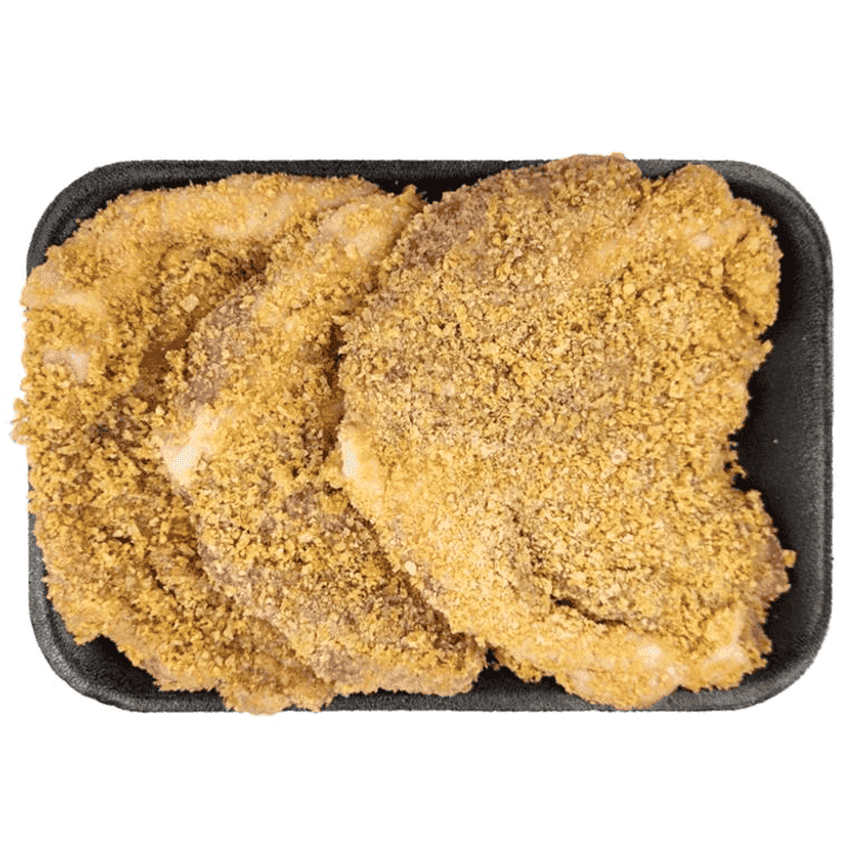 Bistec empanizado de cerdo