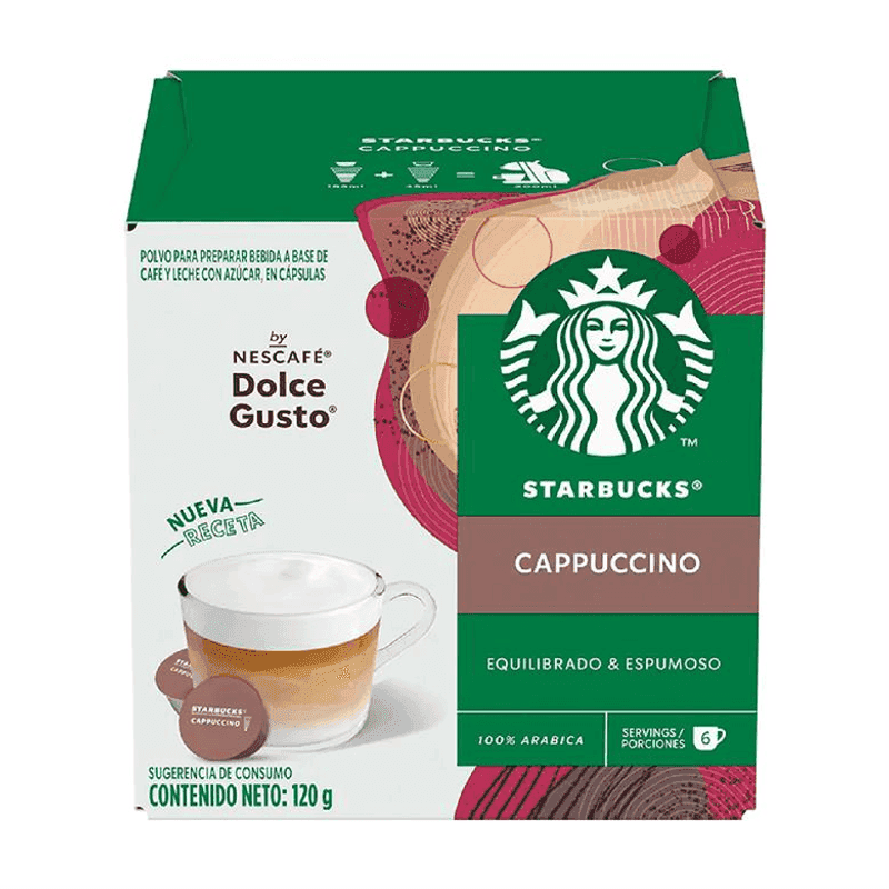 Café en cápsula capuccino Starbucks