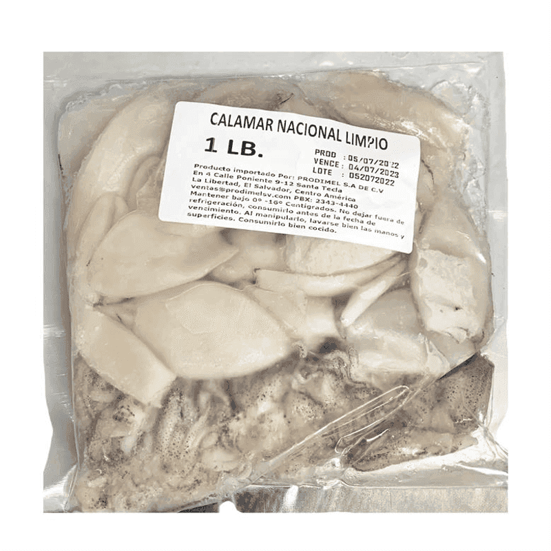 Calamar limpio Delimar