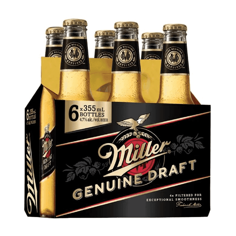 Cerveza genuine draft Miller