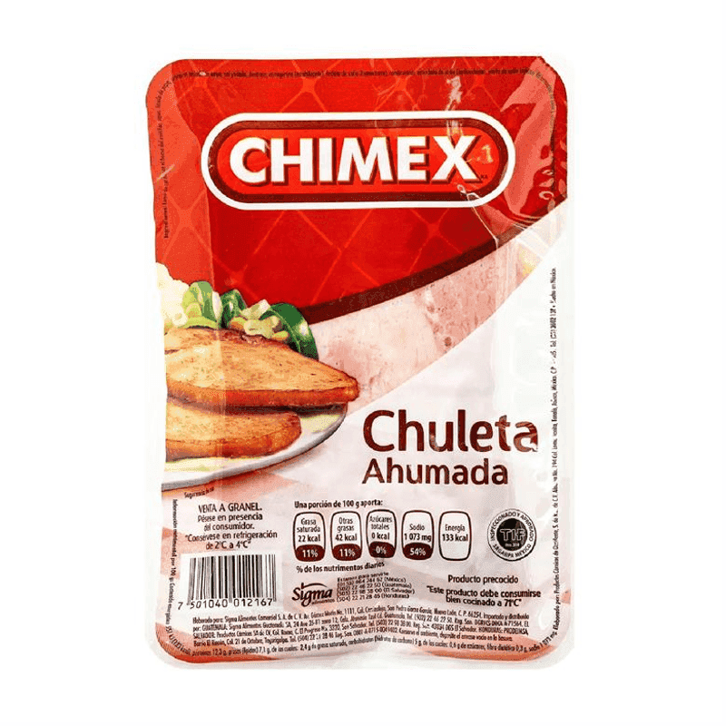 Chuleta ahumada Chimex