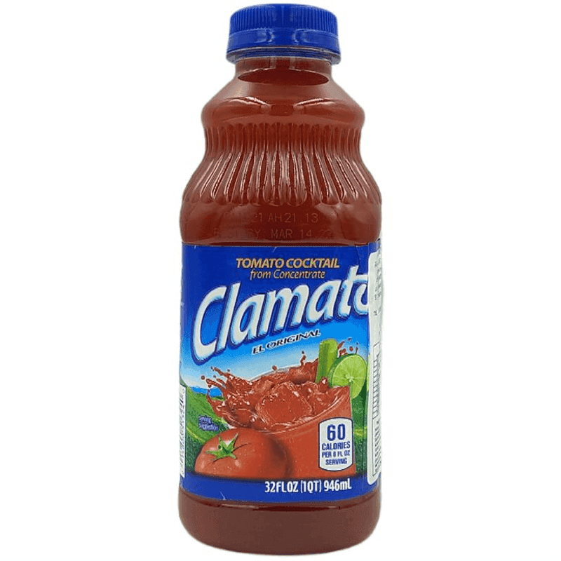 Cóctel de tomate con mariscos Clamato