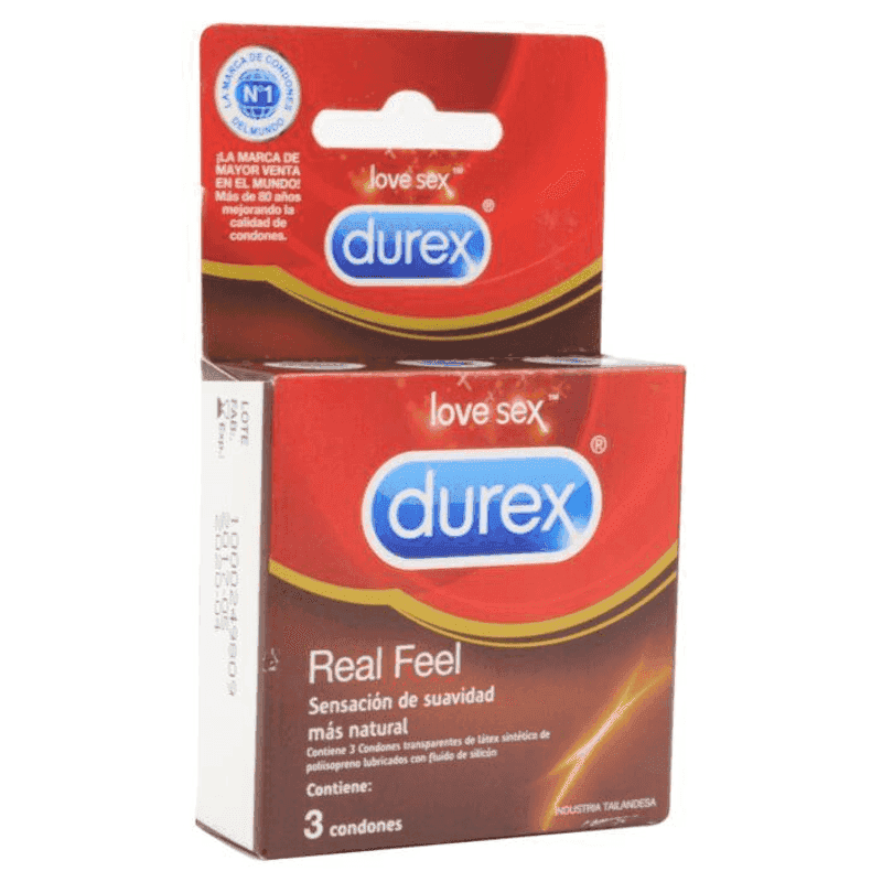 Condones real feel Durex