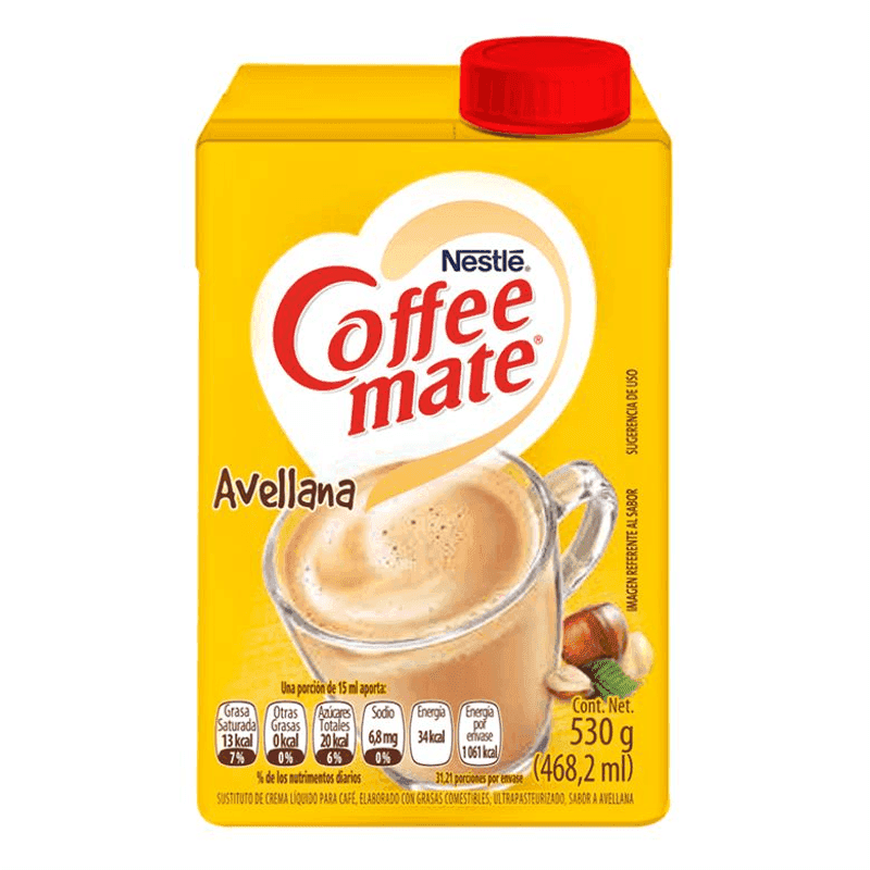 Cremador con avellana Coffee Mate