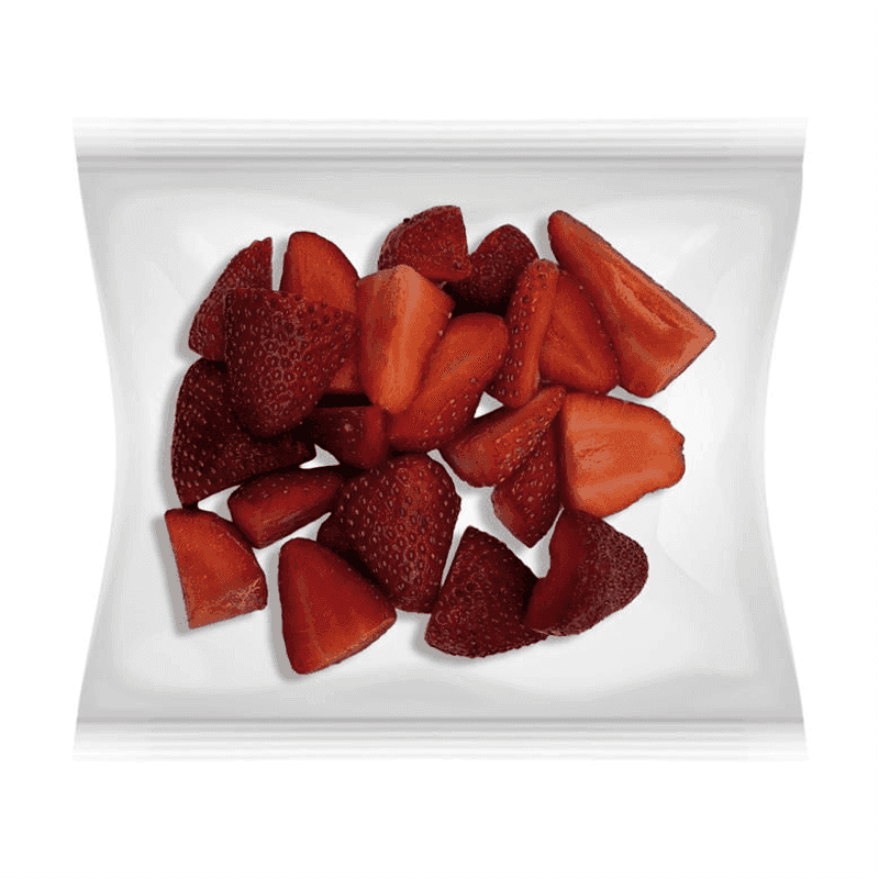 Fresas en mitades