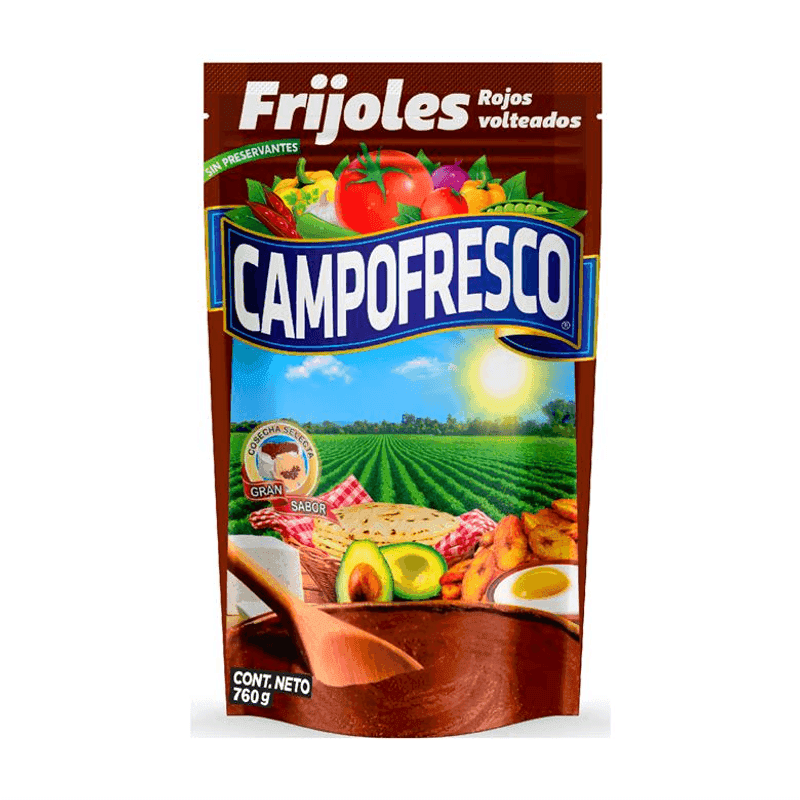 Frijoles rojos volteados Campofresco