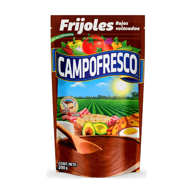 Frijoles rojos volteados Campofresco