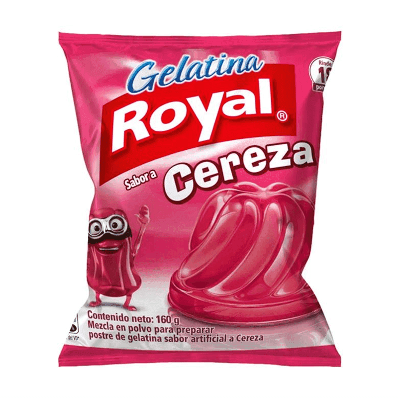 Gelatina de cereza Royal