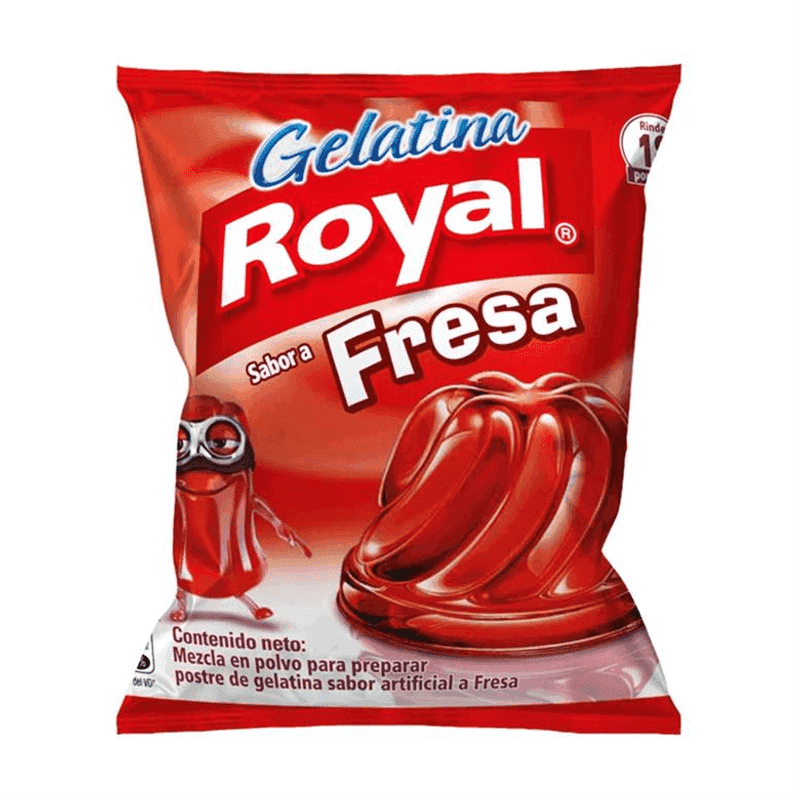 Gelatina de fresa Royal