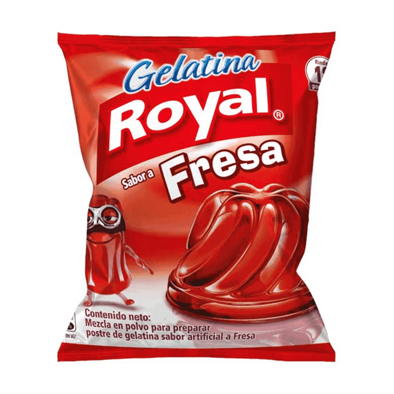 Gelatina de fresa Royal