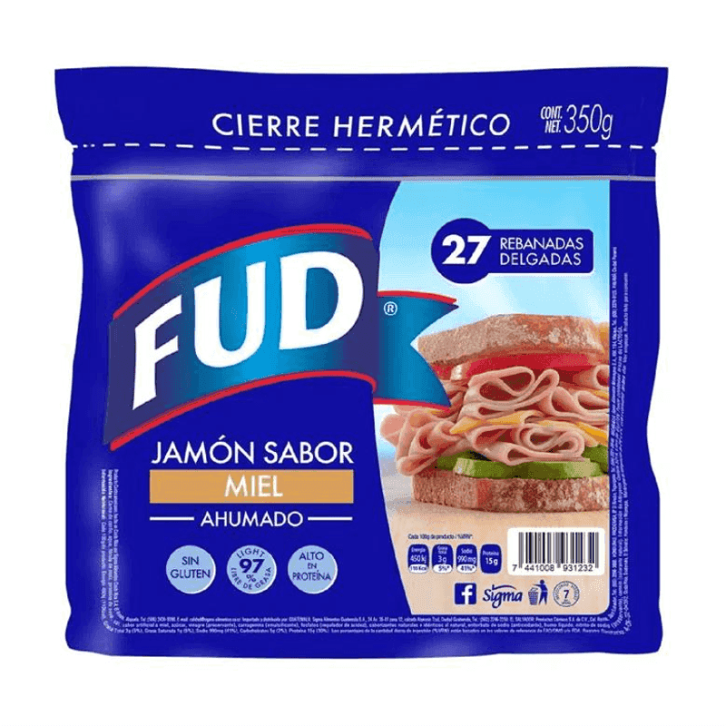 Jamón ahumado sabor miel Fud