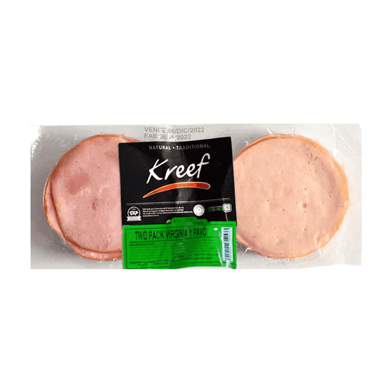 Jamón virginia y de pavo Kreef