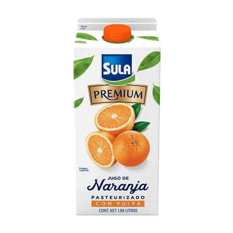 Jugo de naranja con pulpa Sula