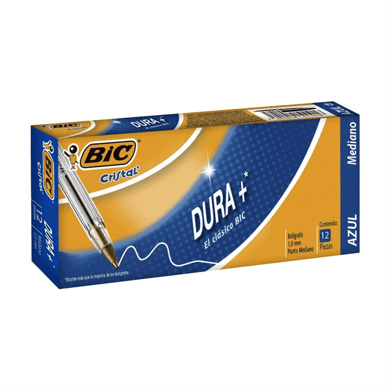 Lapicero azul dura+ Bic
