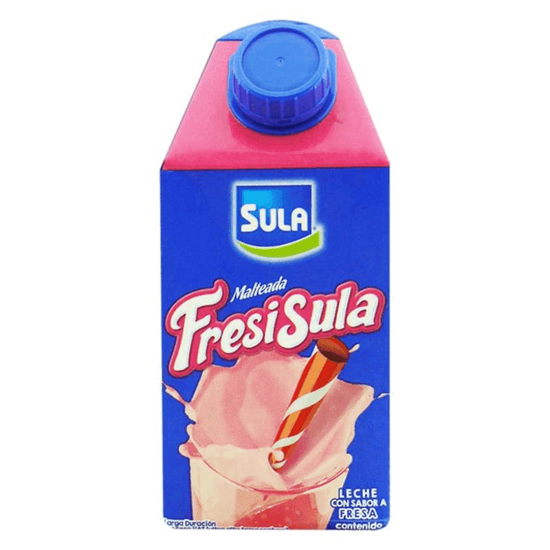 Malteada de fresa Sula