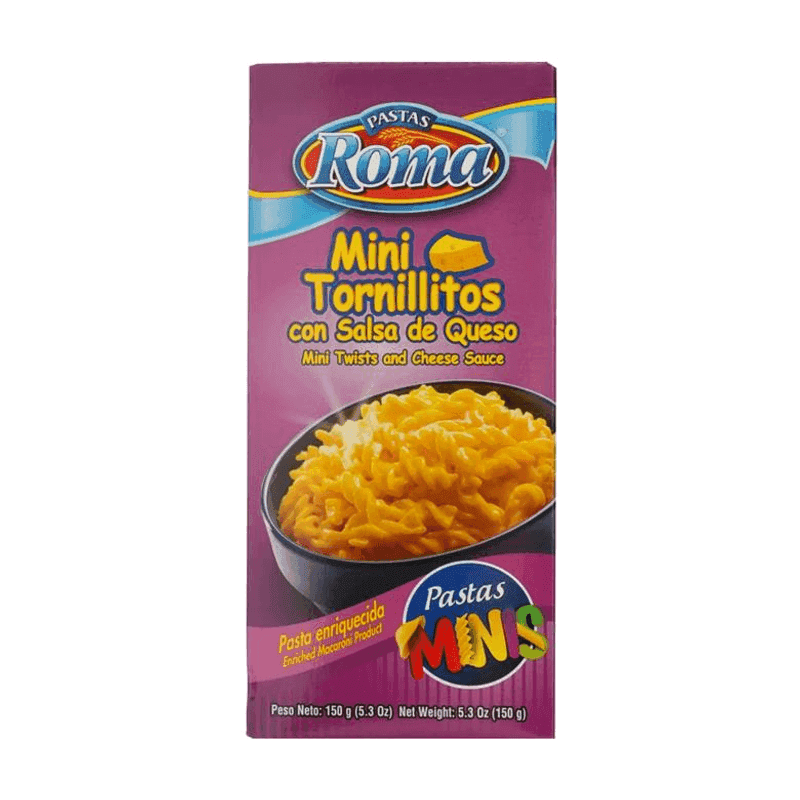 Mini tornillitos con queso Roma