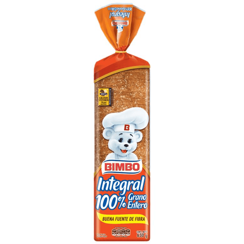 Pan integral 100% grano entero Bimbo
