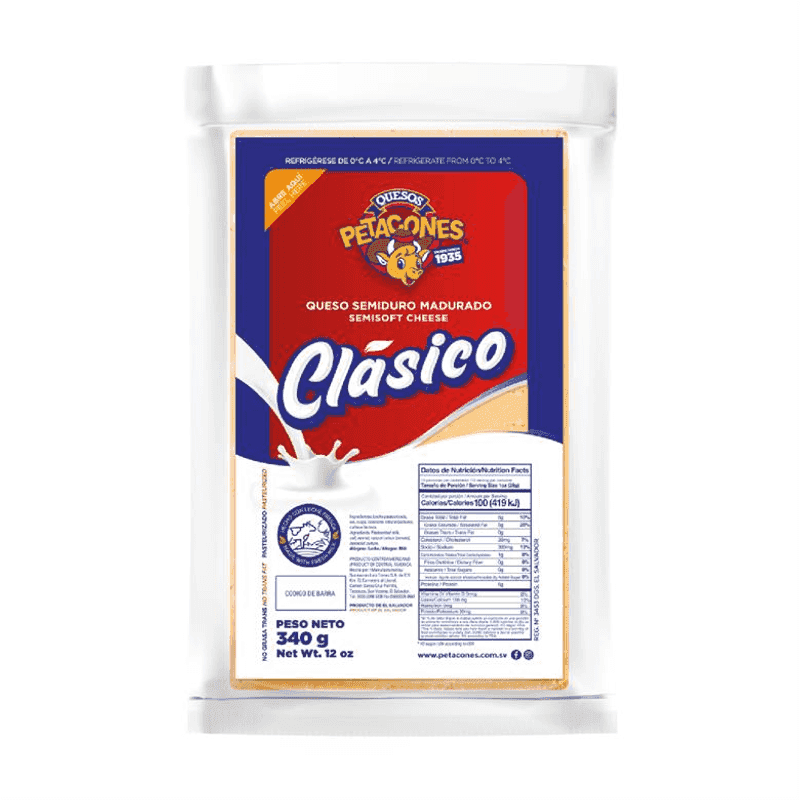 Queso clásico Petacones