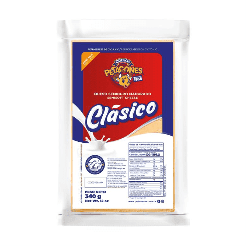 Queso clásico Petacones