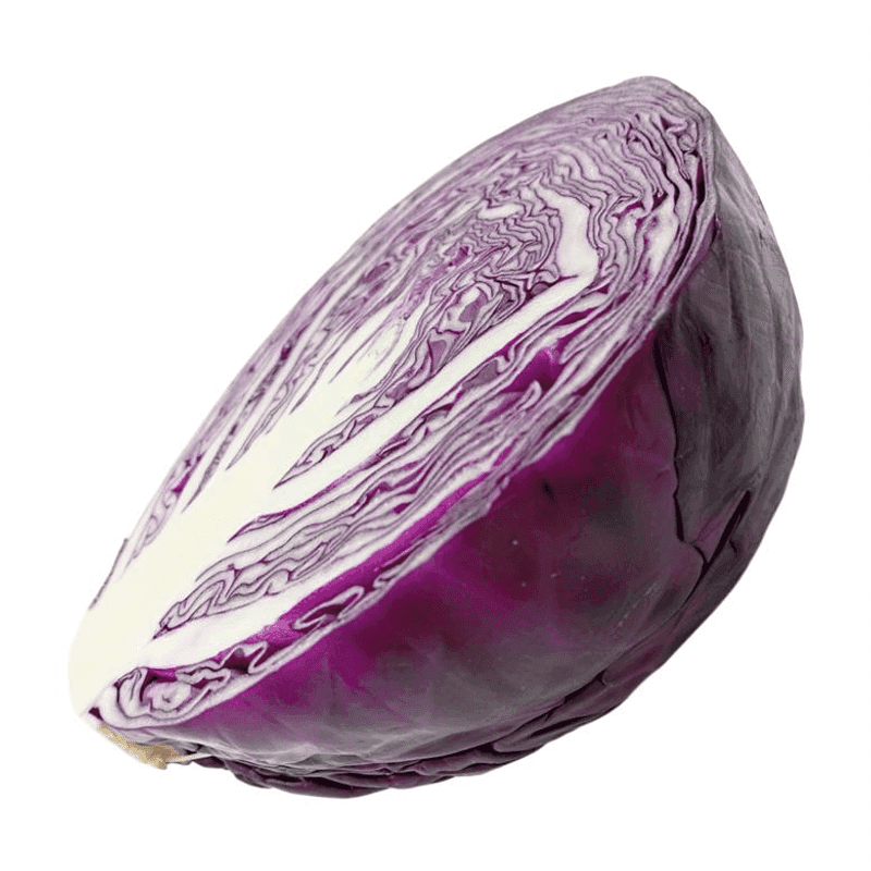 Repollo morado (mitad)
