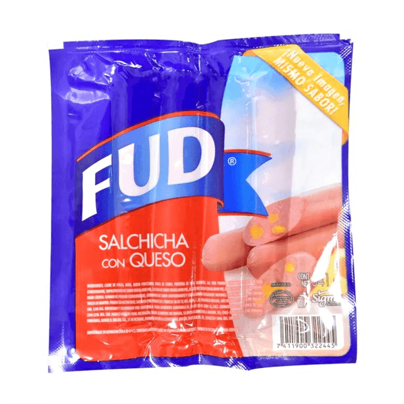 Salchicha con queso Fud