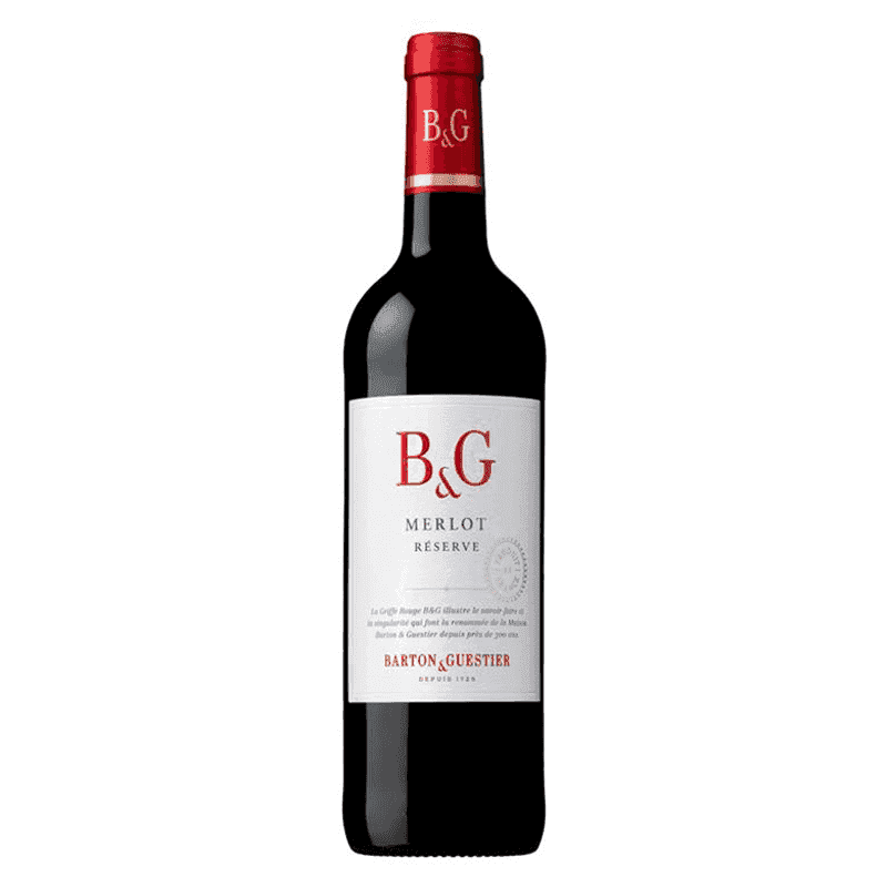 Vino merlot reserva B&G