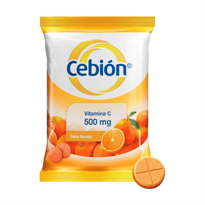 Vitamina C sabor naranja Cebión