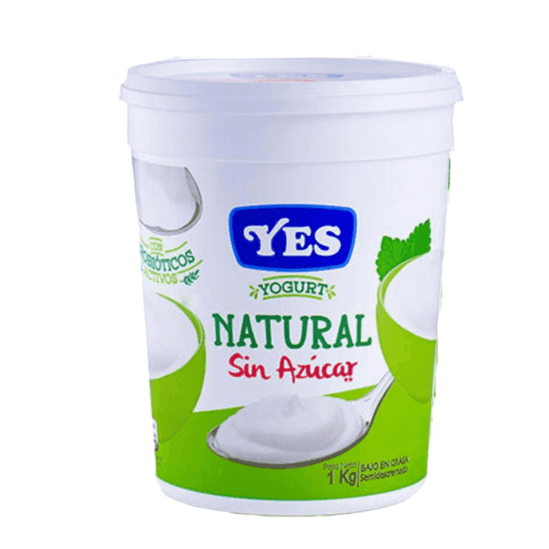 Yogurt semi sólido natural YES